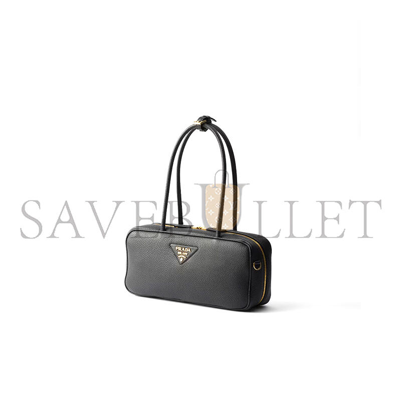 PRADA MEDIUM LEATHER TOP-HANDLE BAG 1BB126 (28*13*8cm)